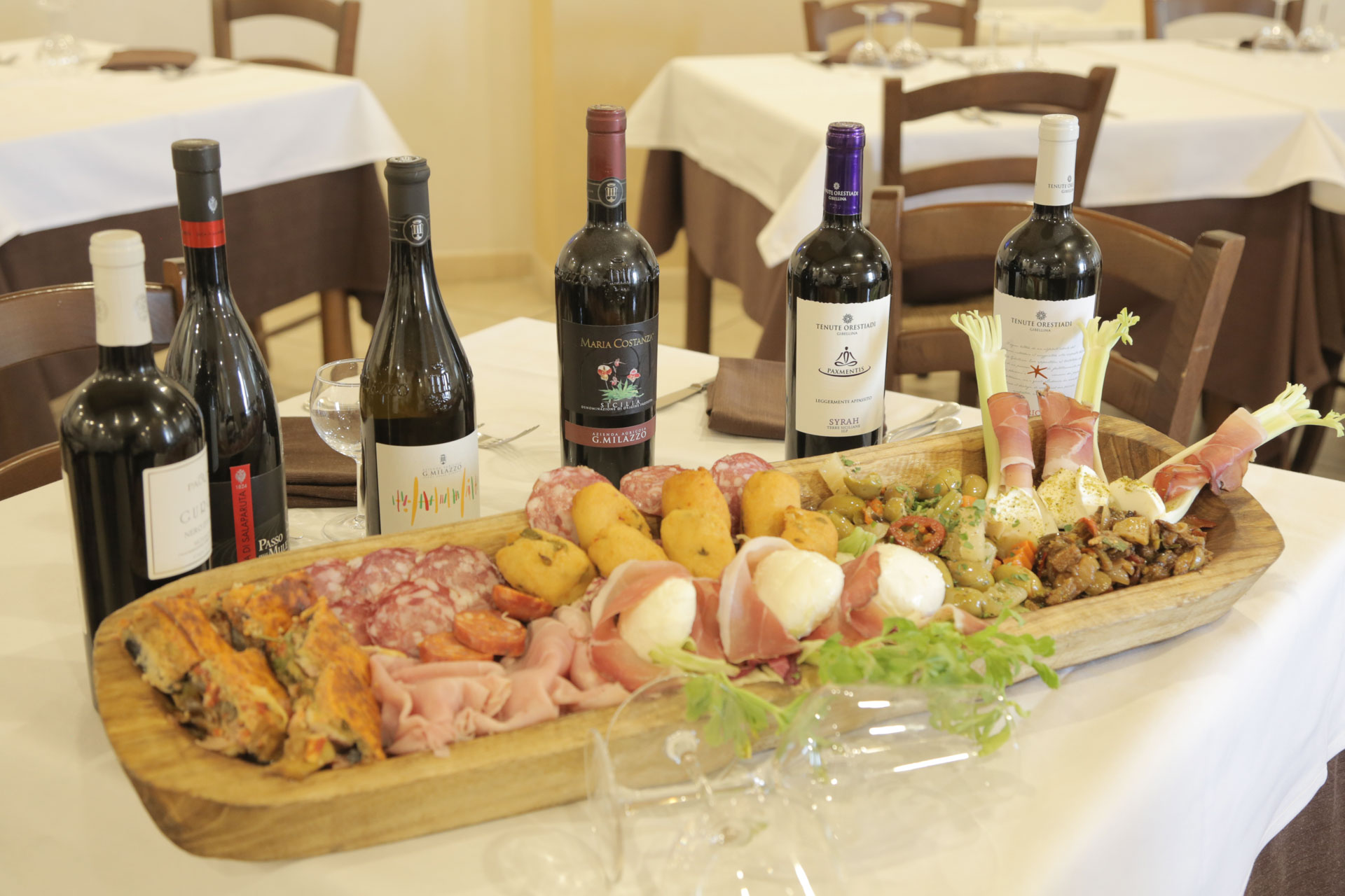 Cucina tipica siciliana fuori Catania